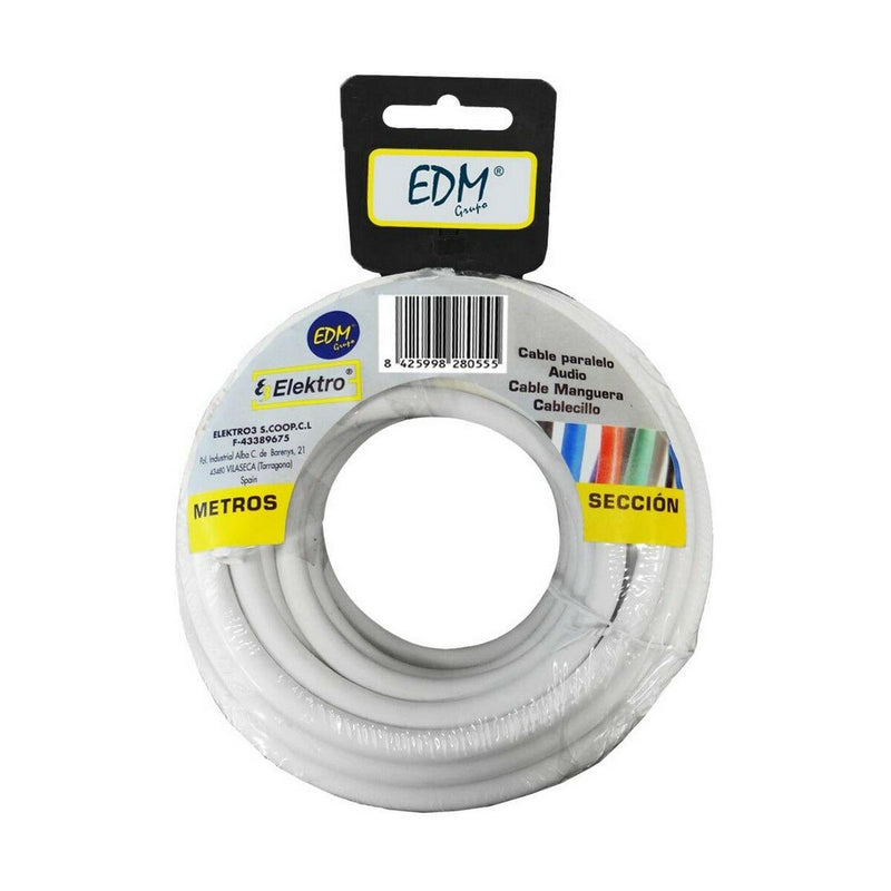 Cavo EDM 2 X 0,5 mm Bianco 20 m-0