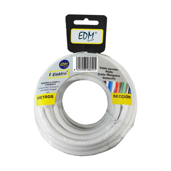 Cavo EDM 2 x 0,75 mm Bianco 15 m-0