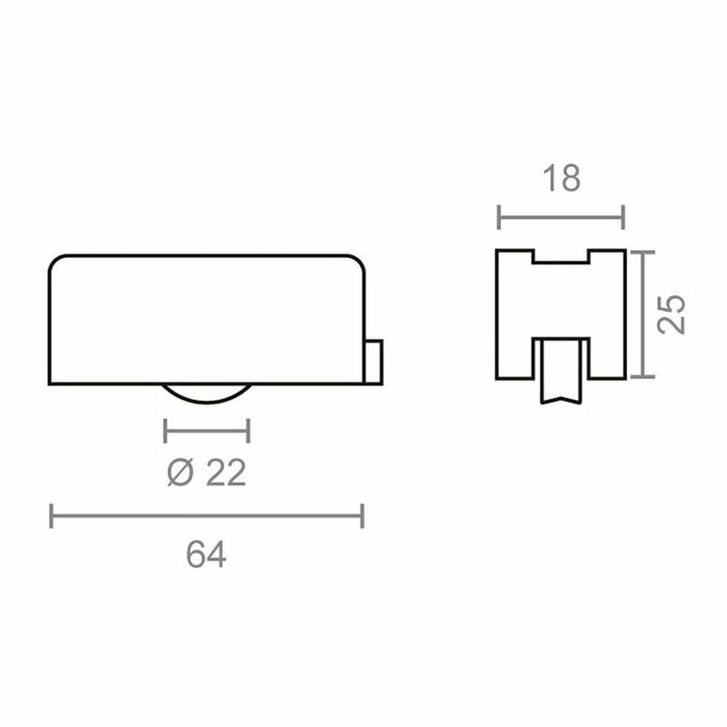 Battistrada EDM Alugom 400 rd20 Nylon 64 x 25 mm (2 Unità)-2