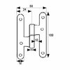 Cerniera EDM PN04 100 x 58 mm Destra Acciaio-1