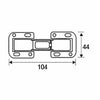 Cerniera EDM BC10 Sovrapporre Acciaio-1