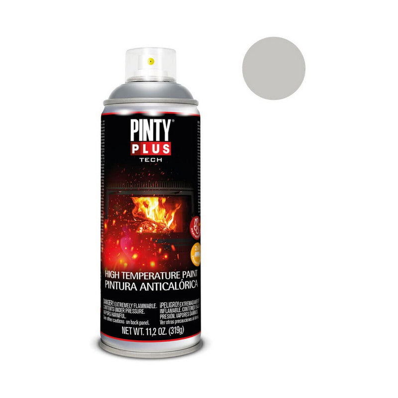 Vernice anti-calore Pintyplus Tech A150 400 ml Spray Argentato-1