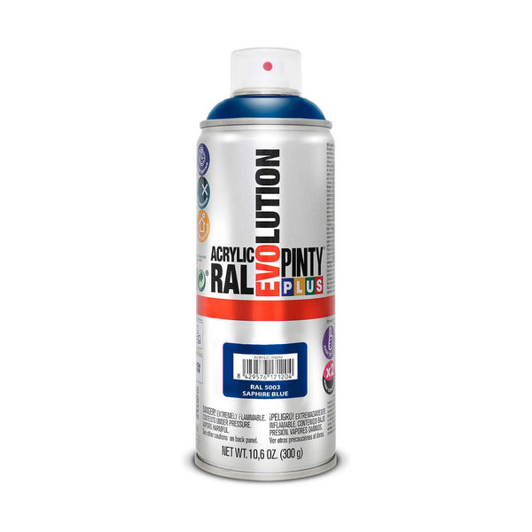 Vernice spray Pintyplus Evolution RAL 5003 400 ml Zaffiro-0