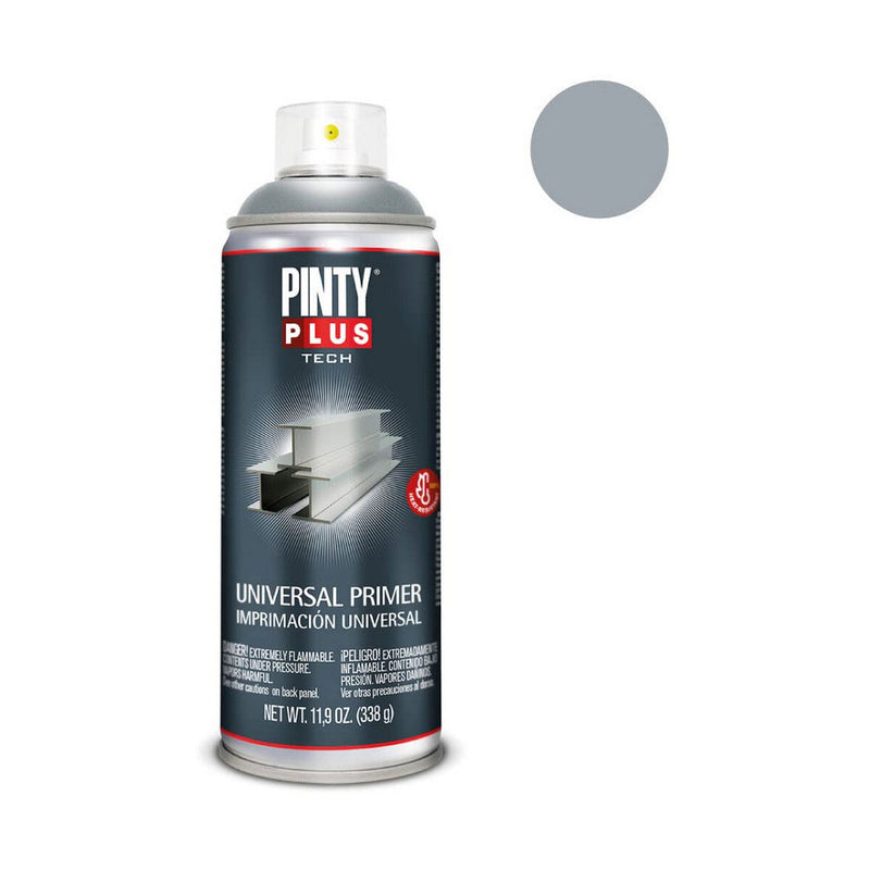 Vernice spray Pintyplus Tech I113 Universale 400 ml Stampa Grigio-1