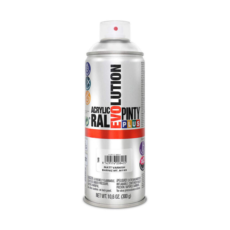 Vernice Spray Pintyplus Evolution M199 400 ml Mat Incolore-0