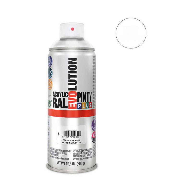 Vernice Spray Pintyplus Evolution M199 400 ml Mat Incolore-1