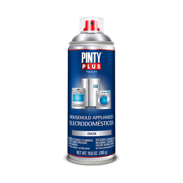 Vernice spray Pintyplus Tech E150 400 ml elettrodomestici Argentato-0