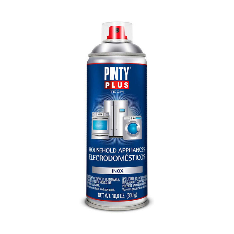 Vernice spray Pintyplus Tech E150 400 ml elettrodomestici Argentato-0