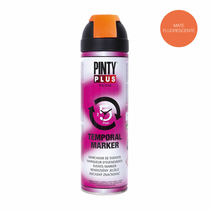 Vernice spray Pintyplus Tech T143 Temporaneo Arancio 500 ml-1