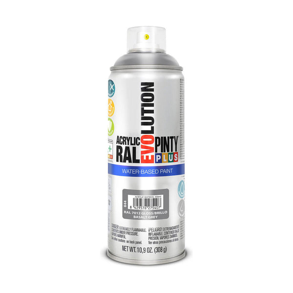 Vernice spray Pintyplus Evolution RAL  7012 400 ml Base d'acqua Basalt Grey-0