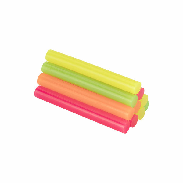 Stick di colla a caldo Salki 430108 Multicolore Decorazione Fluoro Ø 12 x 95 mm 125 g (12 Unità)-0