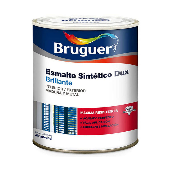 Smalto sintetico Bruguer Dux 250 ml Nero-0