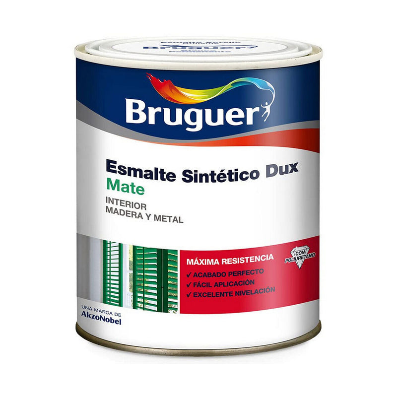 Smalto sintetico Bruguer Dux Nero 750 ml Mat-0