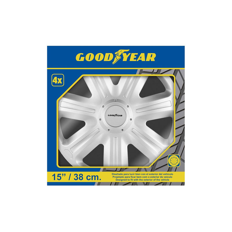 Copri Cerchioni Goodyear ESTORIL Argento 15"-3