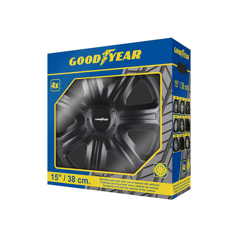 Copri Cerchioni Goodyear IMOLA Nero 15"-3