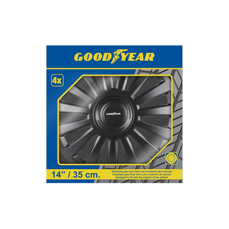 Copri Cerchioni Goodyear MELBOURNE Nero 14"-1