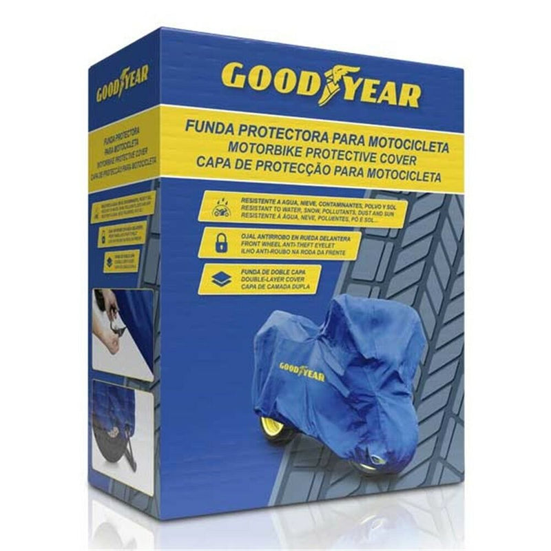 Copertura per moto Goodyear GOD7023 XXL Azzurro-0