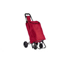 Carrello Rosso Metallo Stoffa Plastica (22 x 98 x 38 cm)-0