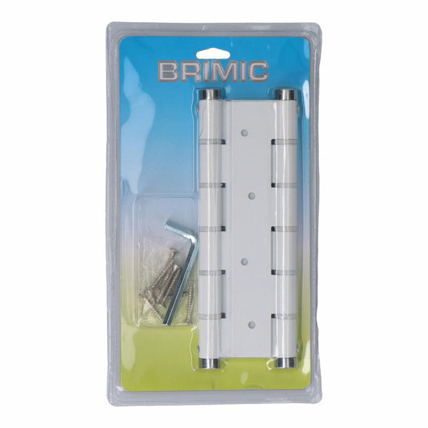 Cerniera Micel BS10 M57001 Doppia azione 180 x 33 mm Alluminio Bianco-0