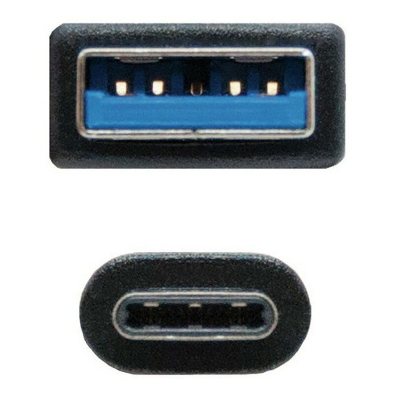 Cavo USB  con Mini USB NANOCABLE 10.01.4000 (0,5M) Nero-2