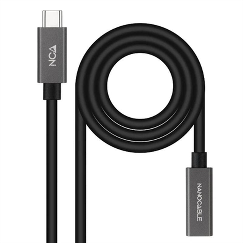 Cavo USB-C NANOCABLE 10.01.4402 Nero 2 m (1 Unità)-0