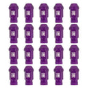 Set Dadi OMP 7075 Violetta 40 mm 20 uds M12 x 1,25-3