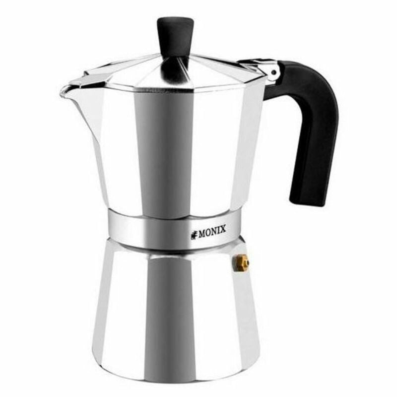 Caffettiera Italiana Monix M620003 Acciaio Alluminio 3 Tazze-0