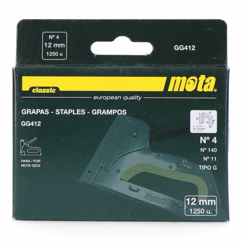 Spille Mota gg412 1000 Unidades 12 mm Nº 4-0