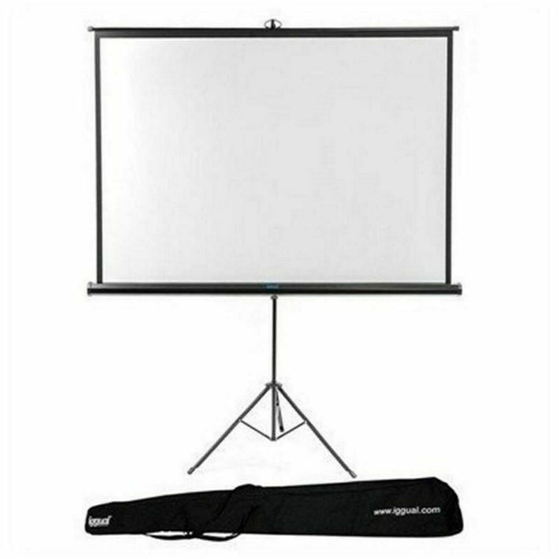 Schermo a Muro con Tripode + Borsa iggual PSITS180 180 x 180 cm-0