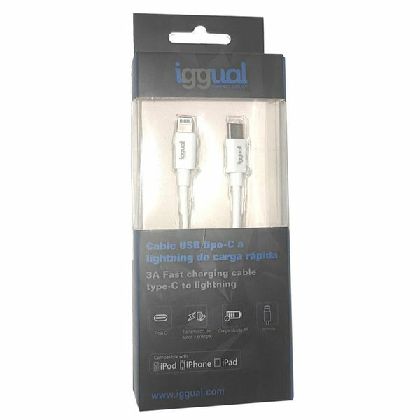 Cavo USB-C a Lightning iggual IGG317761-0