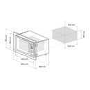 Microonde da Incasso Cecotec Grandheat 2350 Built-In Bianco 1200 W 20 L 23 L-3