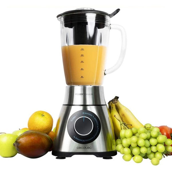 Frullatore Cecotec Power Black Titanium 1300 PerfectMix 1,8 L 1300W Acciaio inossidabile-0