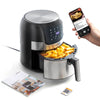 Friggitrice ad Aria InnovaGoods Fryinn 3500 Nero 1400 W 3,5 L Acciaio inossidabile-4