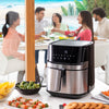 Friggitrice ad Aria InnovaGoods Fryinn Pro 5500 Nero 1700 W 5,5 L Acciaio inossidabile-13