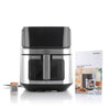 Friggitrice ad Aria InnovaGoods Fryinn View 6500 Nero 1700 W 6,5 L Acciaio inossidabile-2