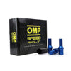 Set Dadi OMP 27 mm Azzurro 20 uds M12 x 1,25-0