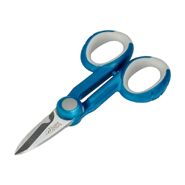 Forbici da Elettricista Ferrestock Azzurro Acciaio inossidabile Soffice 138 mm-0