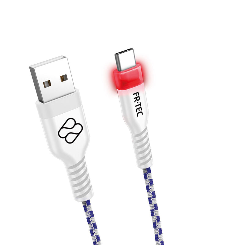 Cavo USB A con USB C FR-TEC FT0030 Bianco 3 m-0