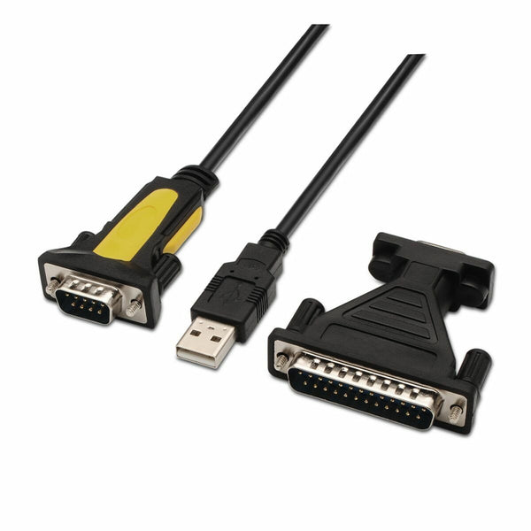 Cavo di Dati/Ricarica con USB Aisens A104-0039 Nero 1,8 m-0