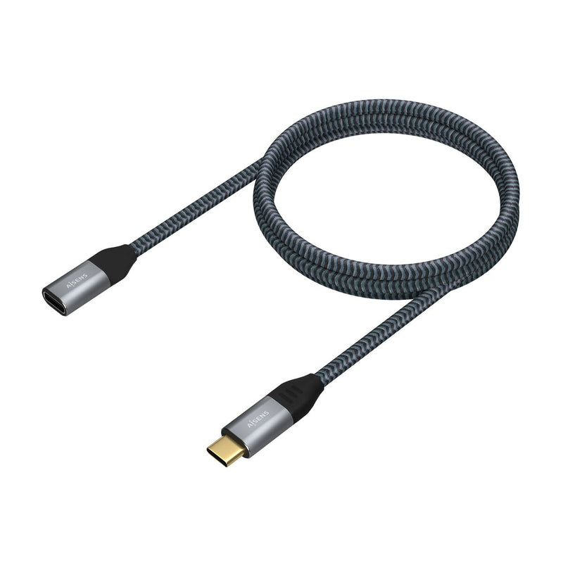 Cavo USB-C Aisens A107-0635 Grigio 1 m-1