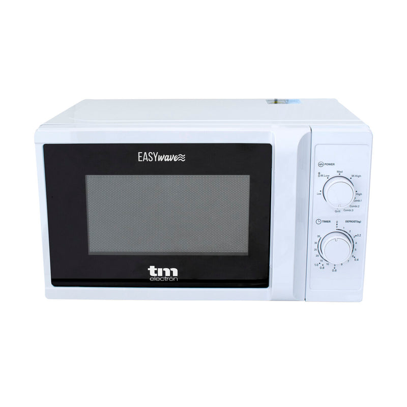 Microonde con Grill TM Electron Bianco 700 W 20 L-9