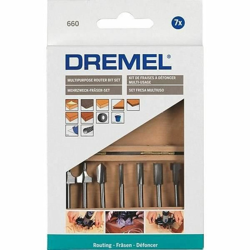 Fresa Dremel 660 7 Pezzi-4