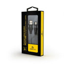Cavo da USB a micro USB GEMBIRD CC-USB2B-AMMBM-2M-BW Nero 2 m-1