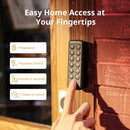 SwitchBot Smart Keypad Touch per SwitchBot Smart Door Lock, ingresso senza chiave con impronta digitale, impermeabile IP65, supporta password virtuali per la sicurezza domestica