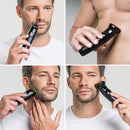 Wahl Color Trim Advanced Multigroomer, innovativi pettini di Guida codificati a Colori, 240 Minuti di Funzionamento, Caricatore USB, Ideale per Palestra e Viaggi, Lame affilate di precisione Wahl
