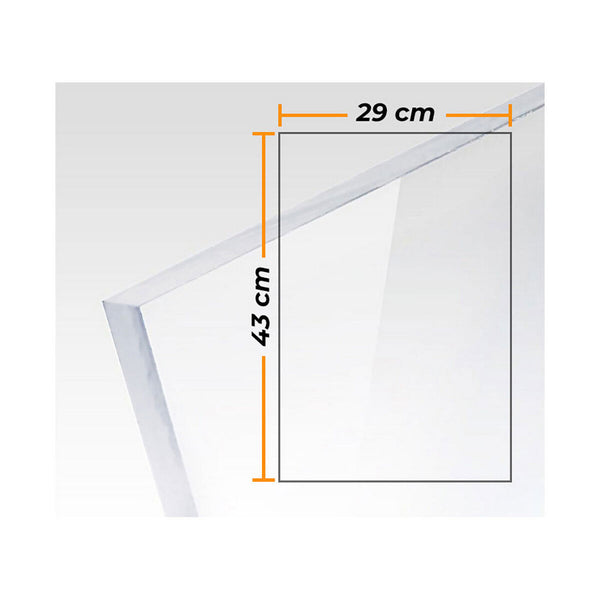 Distintivo Compossar Trasparente 3 mm Metacrilato 29 x 43 cm-0