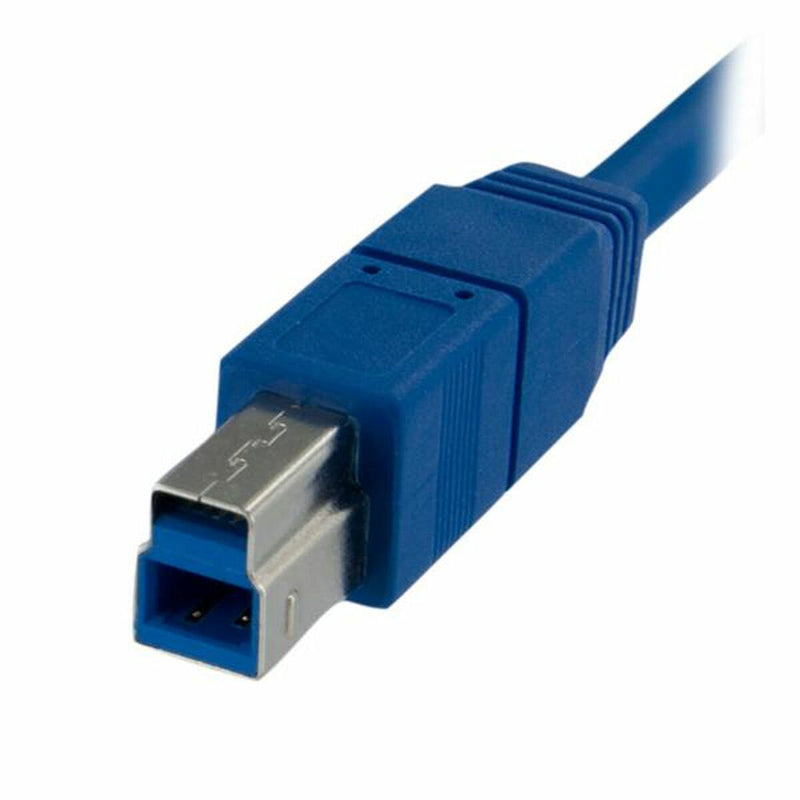 Cavo USB A con USB B Startech USB3SAB1M            Azzurro-2