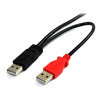 Cavo USB 2.0 A con Mini USB B Startech USB2HABMY6           Rosso Nero-2