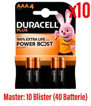 Duracell Batterie MinistiloAAA Plus Power Boost MN2400 10Cnf/4pz-0