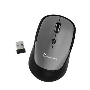 Techmade Mouse Wireless TM-XJ35 Grey-0